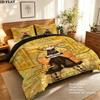 Demon Slayer Pattern Bedding Quilt Set Quilt Cover Pillowcase Home Birthday Gift(1 * duvet cover + 2 * pillowcase, without core)