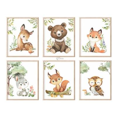 Tall Boy Prints Принт с лесными животными