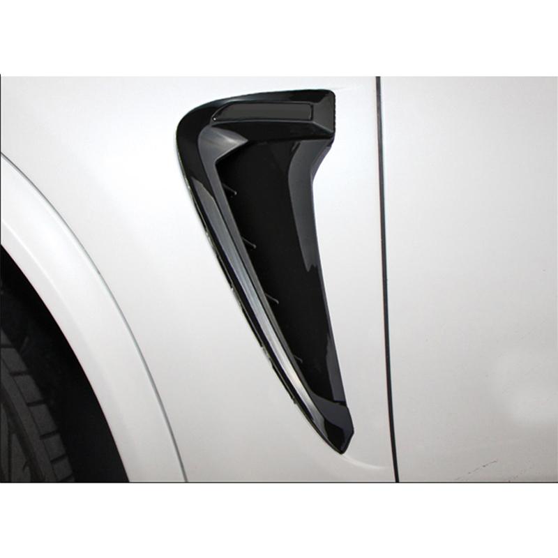2x For 2014-17 BMW X5 F15 Side Wing Air Flow Fender Intake Vent Cover Trim Black