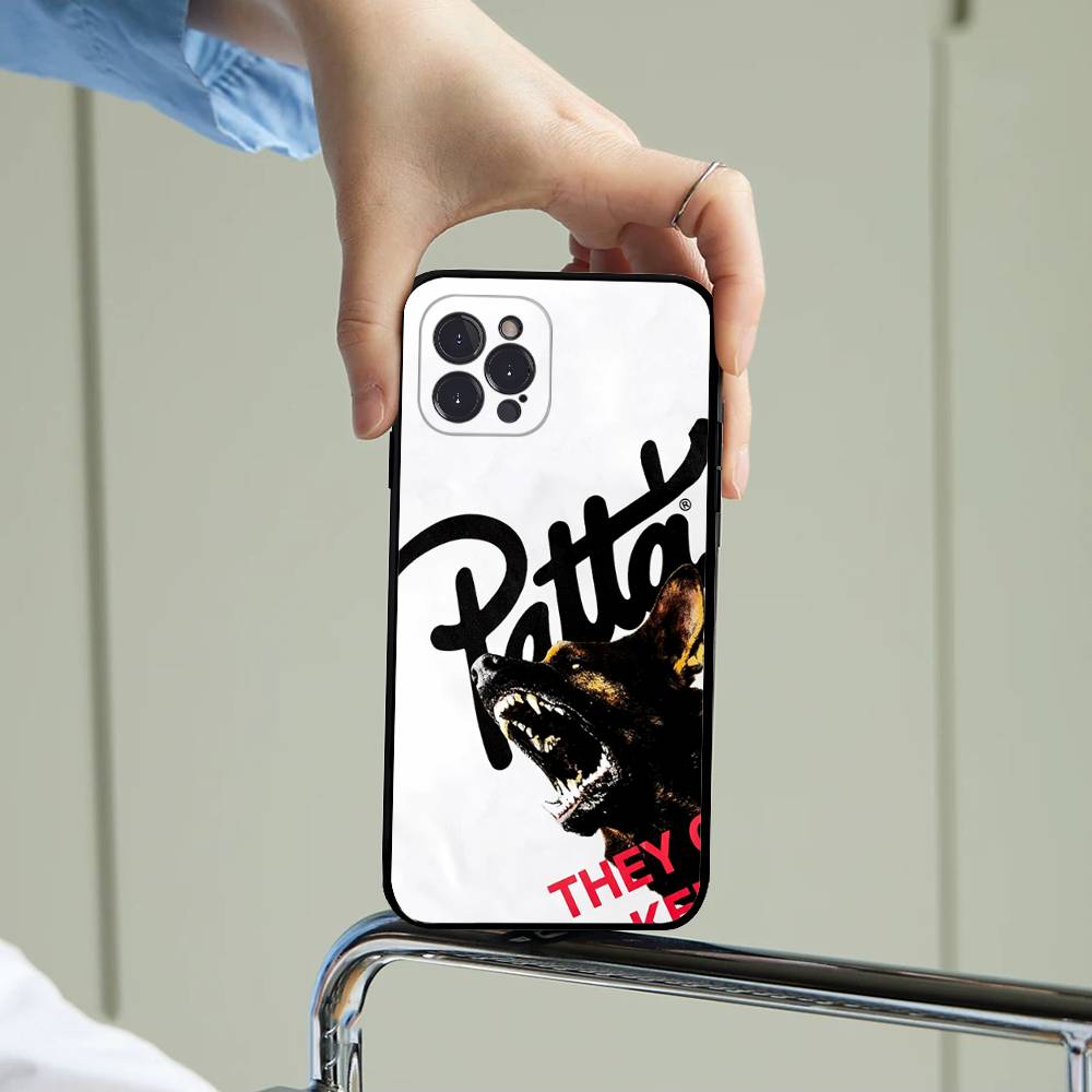 Fashion P-patta For iPhone 17 16 15 14 13 12 11 Pro Max 13 17Air Shockproof Soft Phone Cases Coque