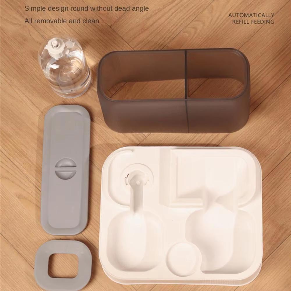 Большая емкость для автоматической кормушки для кошек, диспенсер для воды, контейнер для влажной и разделительной еды для собак, миска для питьевой воды, товары для животных