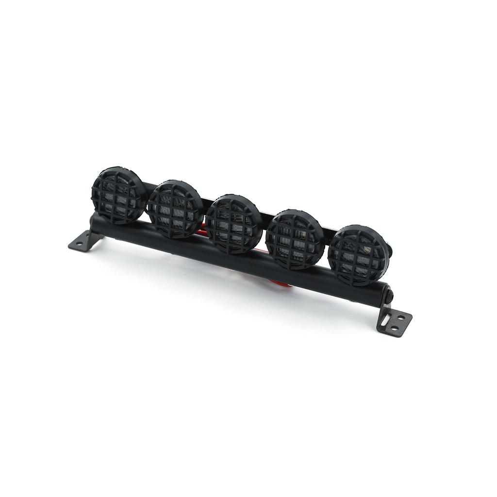 LED Light Roof Lamp Accessories Kit 5 Light Replacement for 1/10 Traxxas TRX-4 Trx4 Axial SCX10 90046 RC4WD D90 KM2