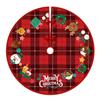 90cm Christmas Tree Skirt Brushed Cloth Carpet Personality Pattern New Year Christmas Tree Floor