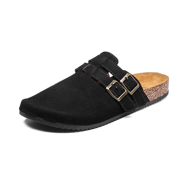 Модные кожаные мужские сандалии Летние мужские сандалии Женские тапочки Уличные Пляжные Повседневные Zapatos Hombre Нескользящая Роскошная Обувь НА ВСЕ СЛУЧАИ 36-47