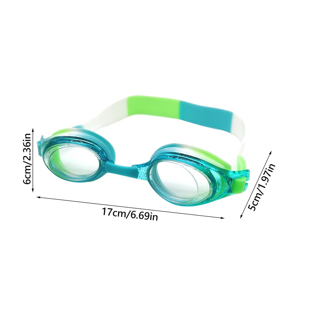 New Waterproof Children's Swimming Goggles Cartoon Heart Shape UV Fogging Proof Swim Training Glasses For Children Kids Gifts