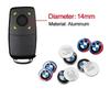 BAGE7 11/14mm Car Remote Key Fob Emblem Badge Radio button Sticker For BMW 50th E46 E90 E49 F30 F80 E36 E46 E93 E92 F34 F31 GT G30 X7