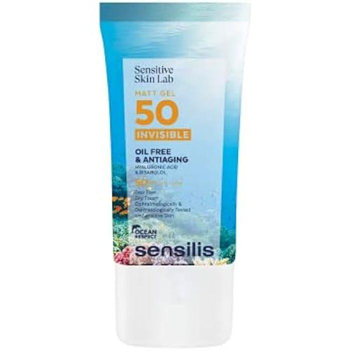 Невидимый антивозрастной гель SPF50+ - SENSILIS - 40 мл - Нежирный - Защита от солнца - Для взрослых