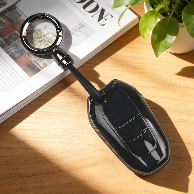 Прозрачный Черный ТПУ Для Peugeot 208 Ds3 308 5008 Ds5 Ds6 Для Citroen C3 C4 C5 X7 C2 Чехол-Крышка Брелок Аксессуары для Пульта Автомобильного Ключа