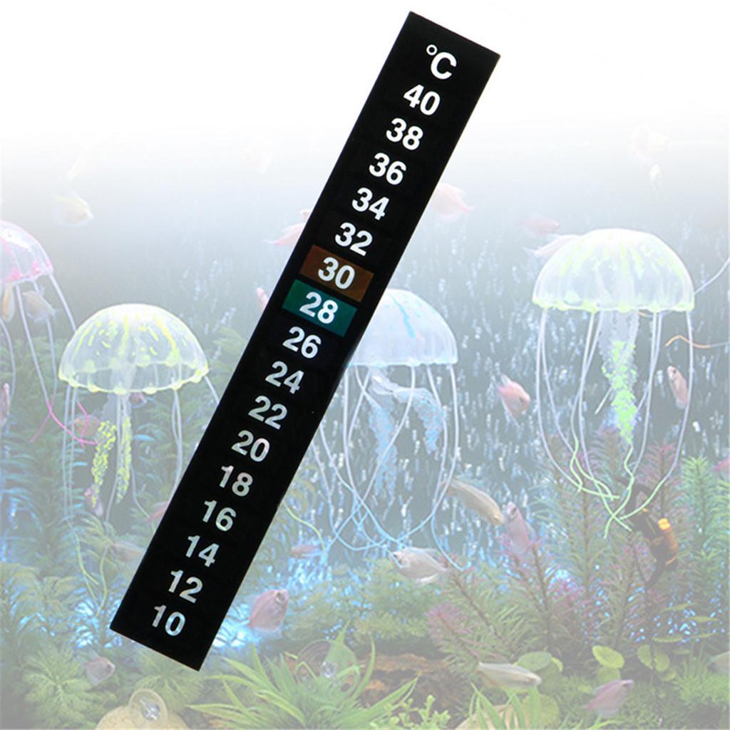 Digital Aquarium Fish Tank Thermometer Temperature Sticker Dual Scale