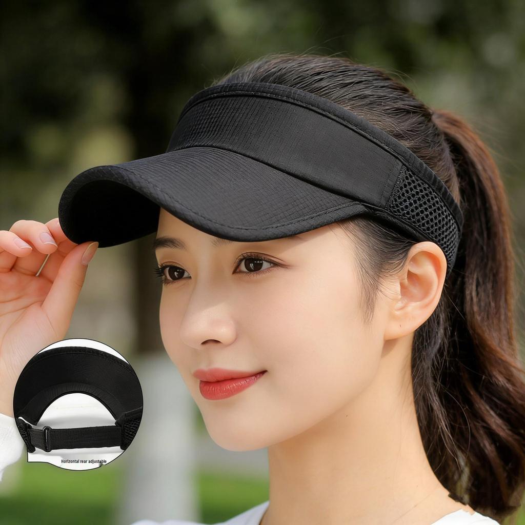 Women's Sun Protection Summer Visor Hat for Outdoor Sports & Running