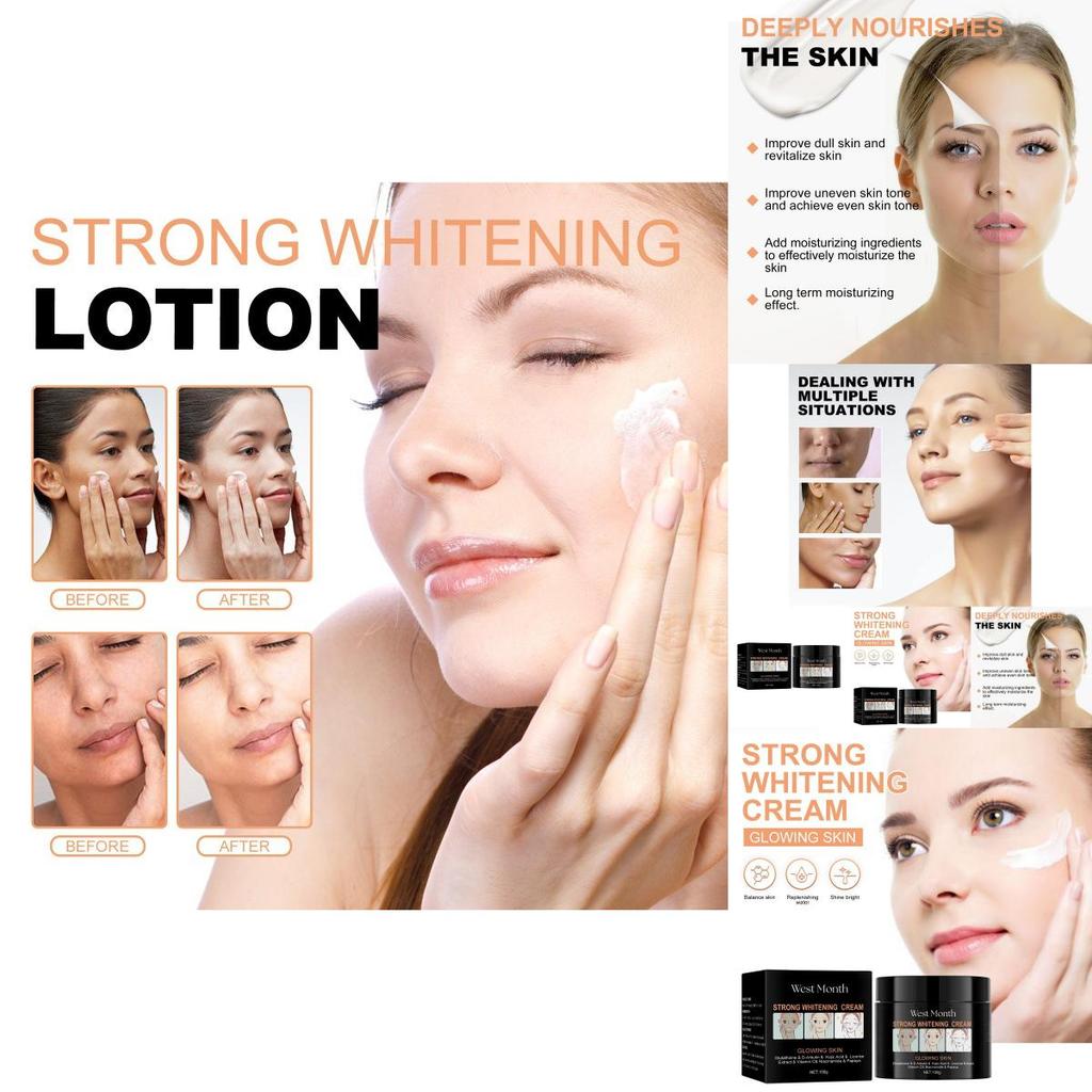 West Month Осветляющий крем для сияющей кожи Питательный Увлажняющий Восстанавливающий Тусклый цвет лица