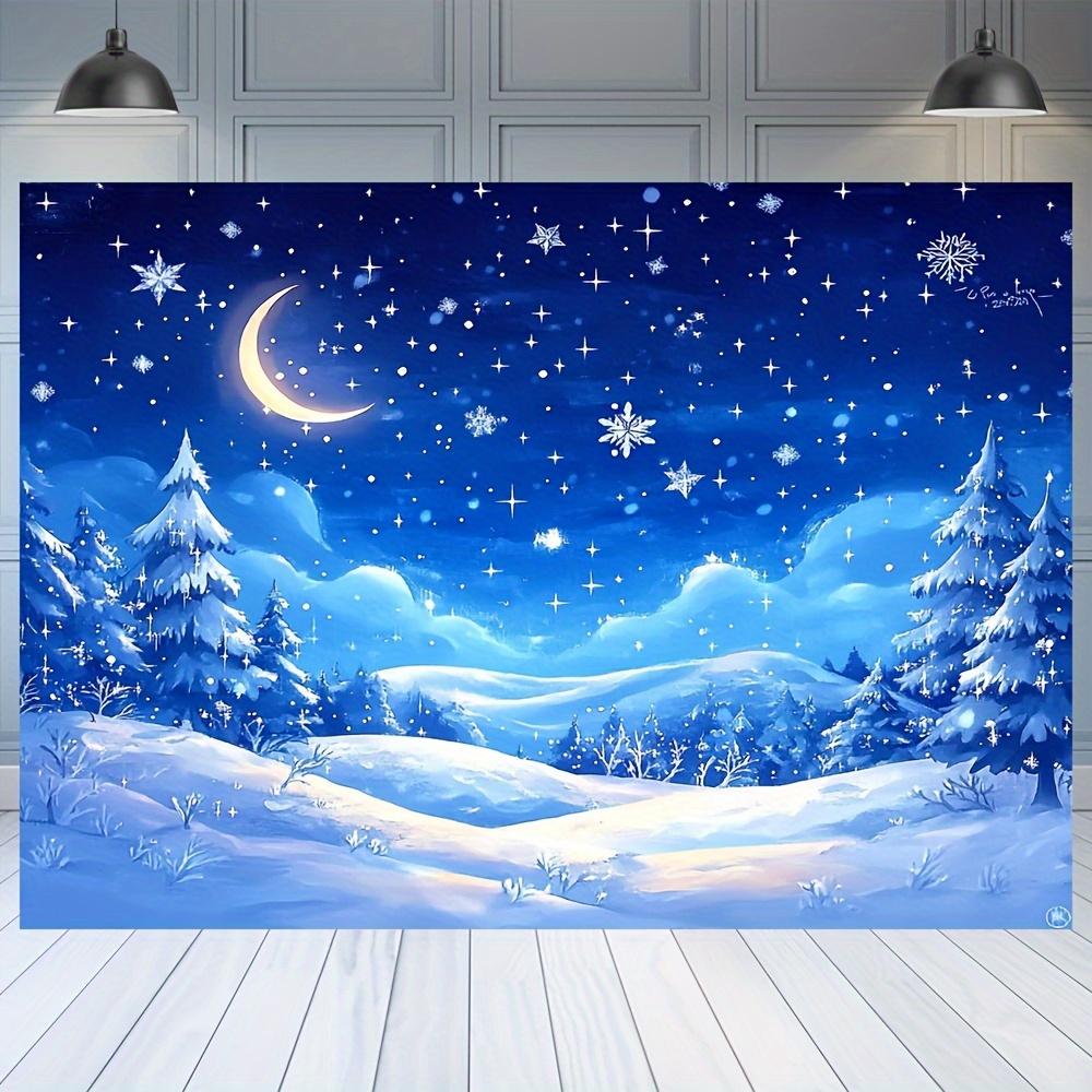 Рождественский фон «Зимняя сказка» Рождественское украшение Фон Зимние декорации для фотостудии Фотобудка Рождественская вечеринка