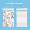 Little Artist DIY Toys Color Filling Paper Blank Coloring Children's Drawing Roll Watercolor Paper