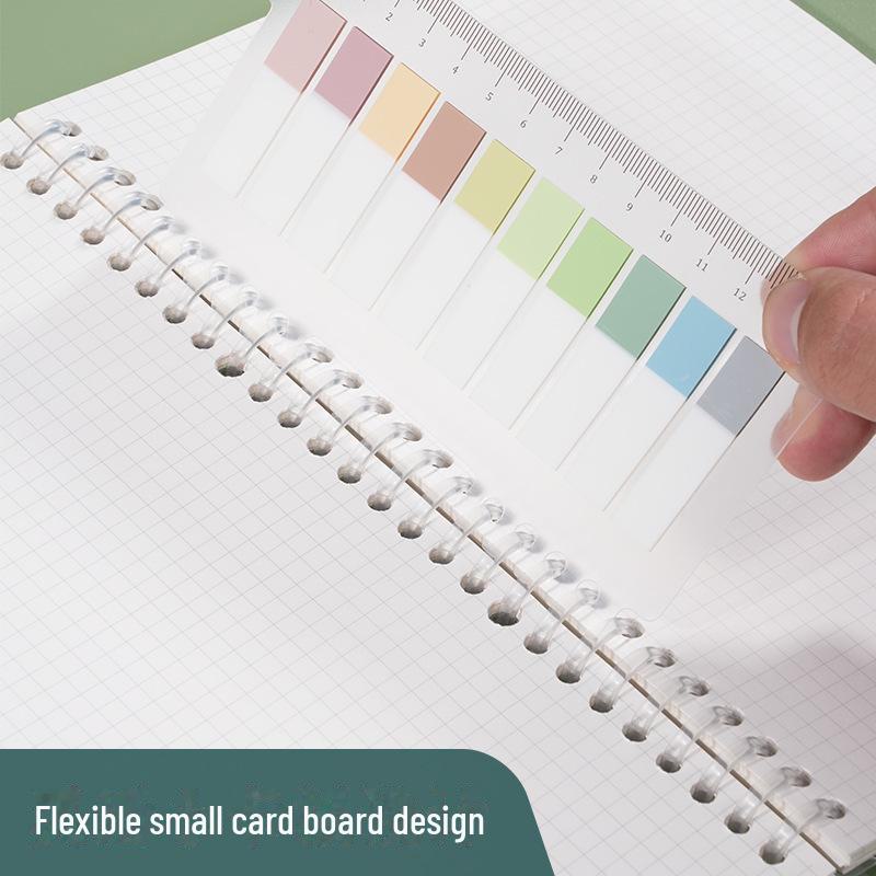 Morandi Color PET Sticky Note Key Mark, Small Fresh, перезаписываемые, с отрывными листами, пластиковый материал