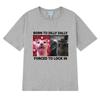 Born To Dilly Dally Forced To Lock In Funny Cat Meme Tee Shirt Unisex Harajuku Short Sleeve T-shirts Men Women 100% Cotton Tops