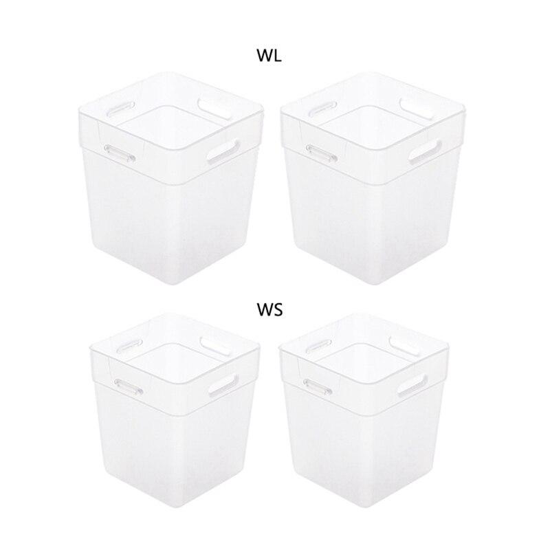 2 шт., ящик для хранения, держатели для хранения, кухонный органайзер, стеллаж для хранения холодильника, морозильник, износостойкий пластиковый контейнер