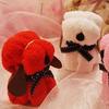 Washing Towel Skin-friendly Gift Wear-resistant Dog Cake Shape Washcloth for Wedding Present
