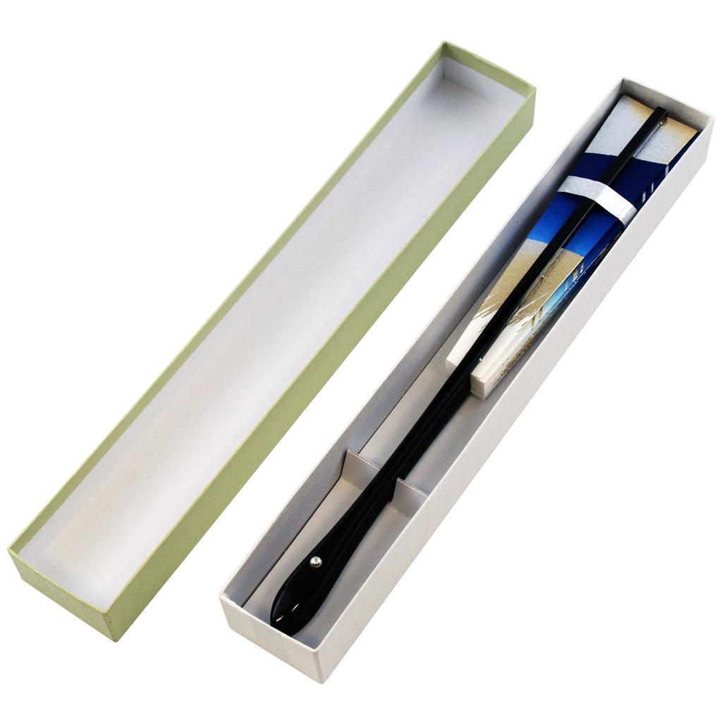 Osaka Choseido Mai Kasumi Сделано в Киото Оригинальный набор с бумагой для запаха Японский заморский сувенирный веер, Ryusui, 29 см, Япония, веер, сумка, коробка, танец,