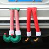 Santa Legs, Car Trunk Leg Pendant, Christmas Plush Decorations, Snap On Trunk Or Christmas Tree, Car Decorations, Universal For Cars