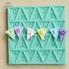 Silicone Mold Cooking Tools Flag Shape 26 English Letters Chocolate Fondant Cake Decorating Tools