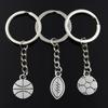 Fashion Keychain Soccer Football Baseball   Pendants DIY Men Jewelry Car Key Chain Ring Holder Souvenir For Gift