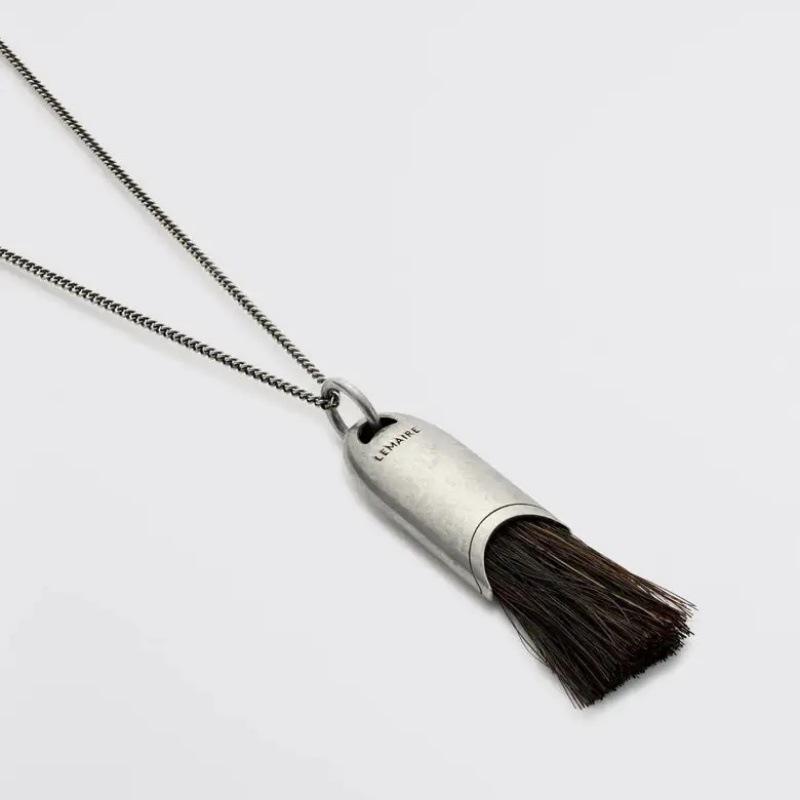 Корейское ожерелье с кисточкой в стиле Ча Цзинъюань и подвеской-кистью – Элегантный, Нишевый Дизайн, Длинная Цепочка для Свитеров