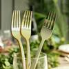Party Home Party Chrome Fork 10p, Gold, 3 Sets, Korean Popular Tableware