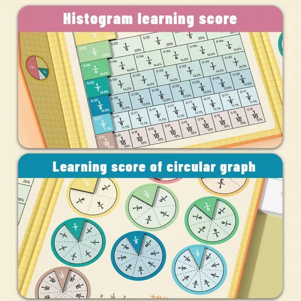 Magnetic Magnetic Fraction Playbook Fraction Teaching Tool For Elementary Education
