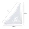THQP1 2Pcs Car Door Protection Sticker Dash-proof Buffer Adhesive For Lexus F SPORT ES RX NX LS UX LM LX GX LC RZ IS CT GS RC HS SC TX