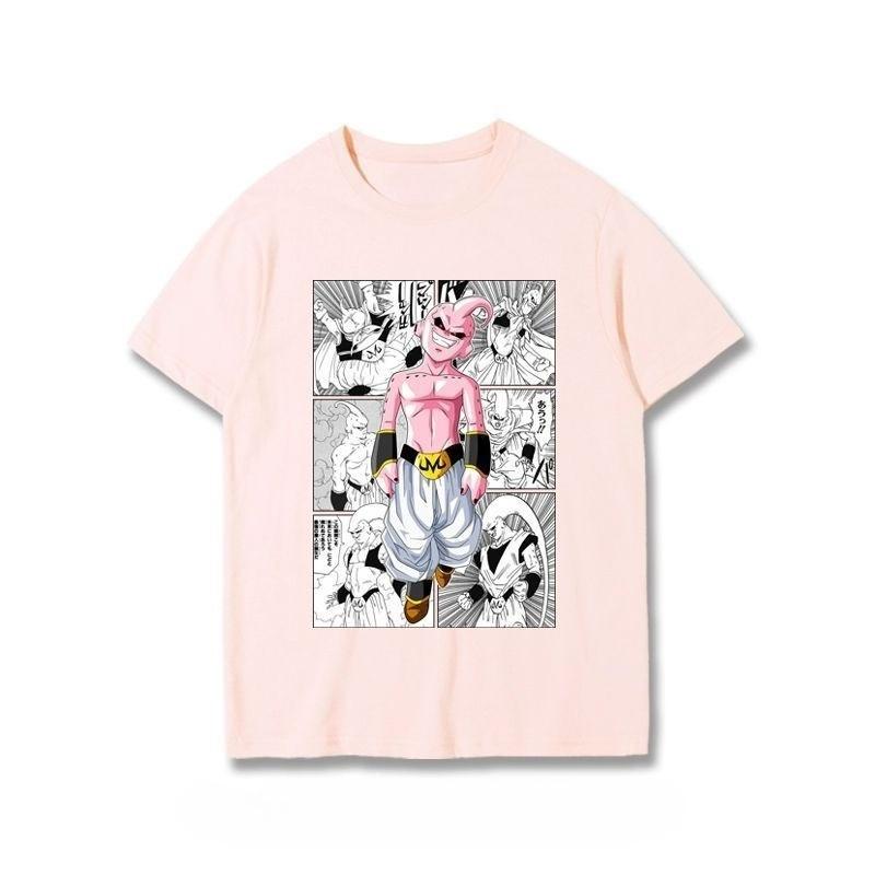 Seven Dragon Ball Tshirt Magician Buou Uwantix Satan Mr Joint Sleeve Summer Anime Peripheral Clothing Trend
