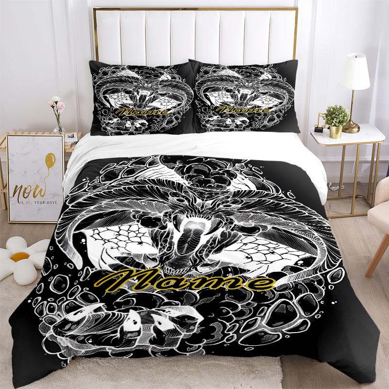 Custom Textile Epic Journey Bedding 3 Piece Set HD Print Duvet Cover Pillowcases for Teens Adult Bedroom Decoration