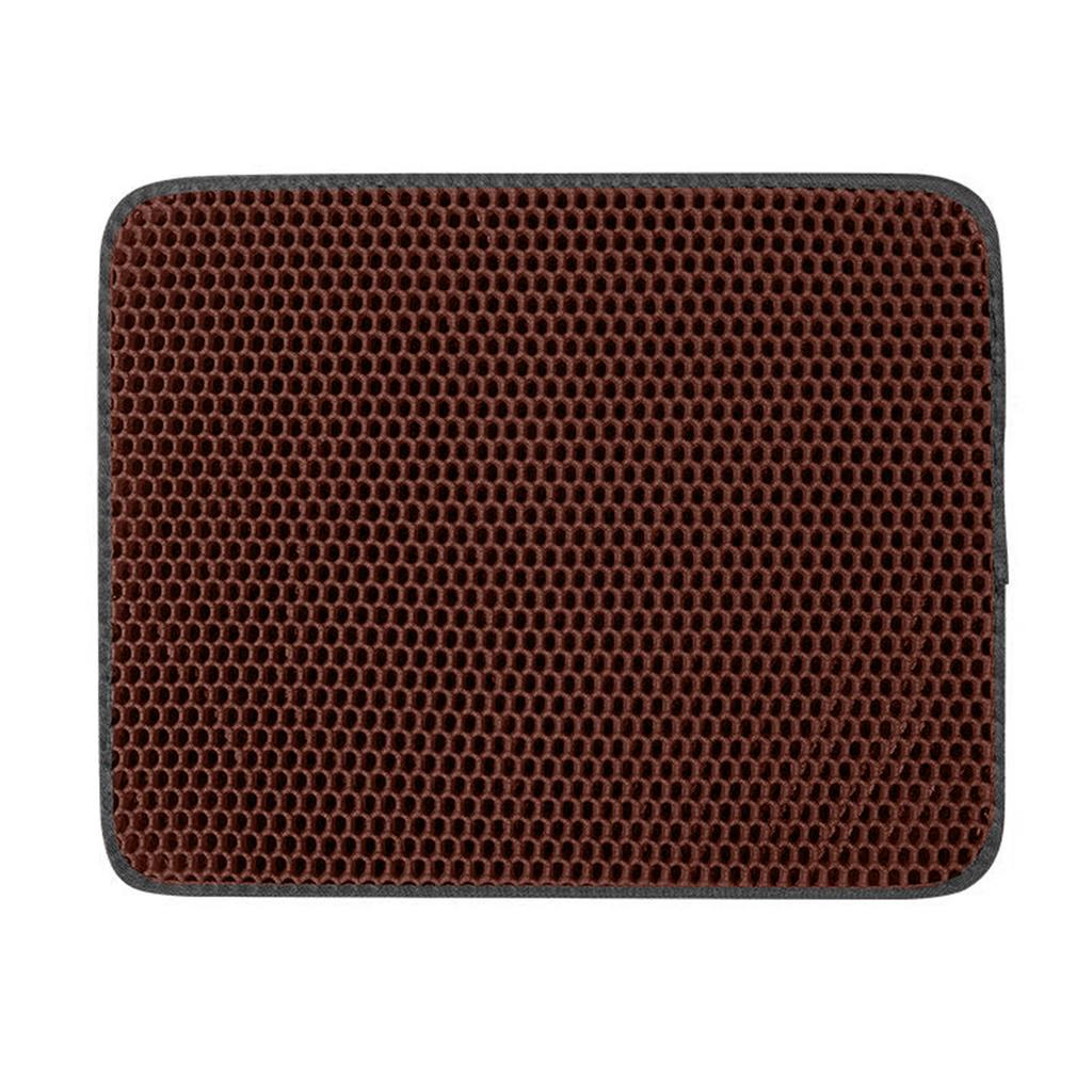 Водонепроницаемый коврик для кошачьего туалета из ЭВА, коврик-ловушка для кошачьего туалета в помещении, нескользящее дно, меньше отходов