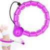 24 Section Smart Weighted Sport Hoops Abdominal Thin Waist Exercise Detachable Hoop Massage Fitness Circles Training Weight Loss