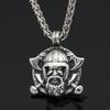 Stainless Steel Nordic Viking Talisman Axe Pendant Titanium Steel Necklace Men's Jewelry