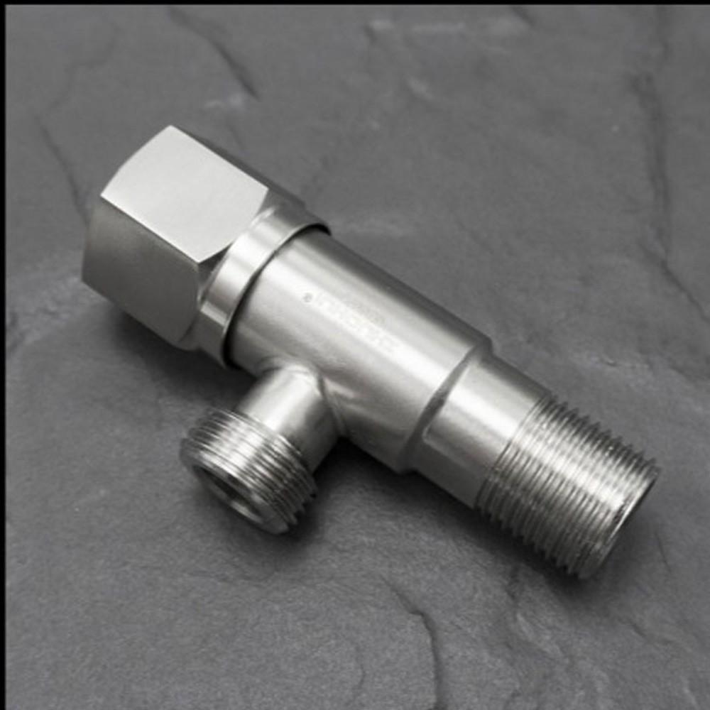 Quarter Turn Toilet Water Stop Valve Rust Proof Triangular Valve New Hot Cold Angle Valve Bathroom