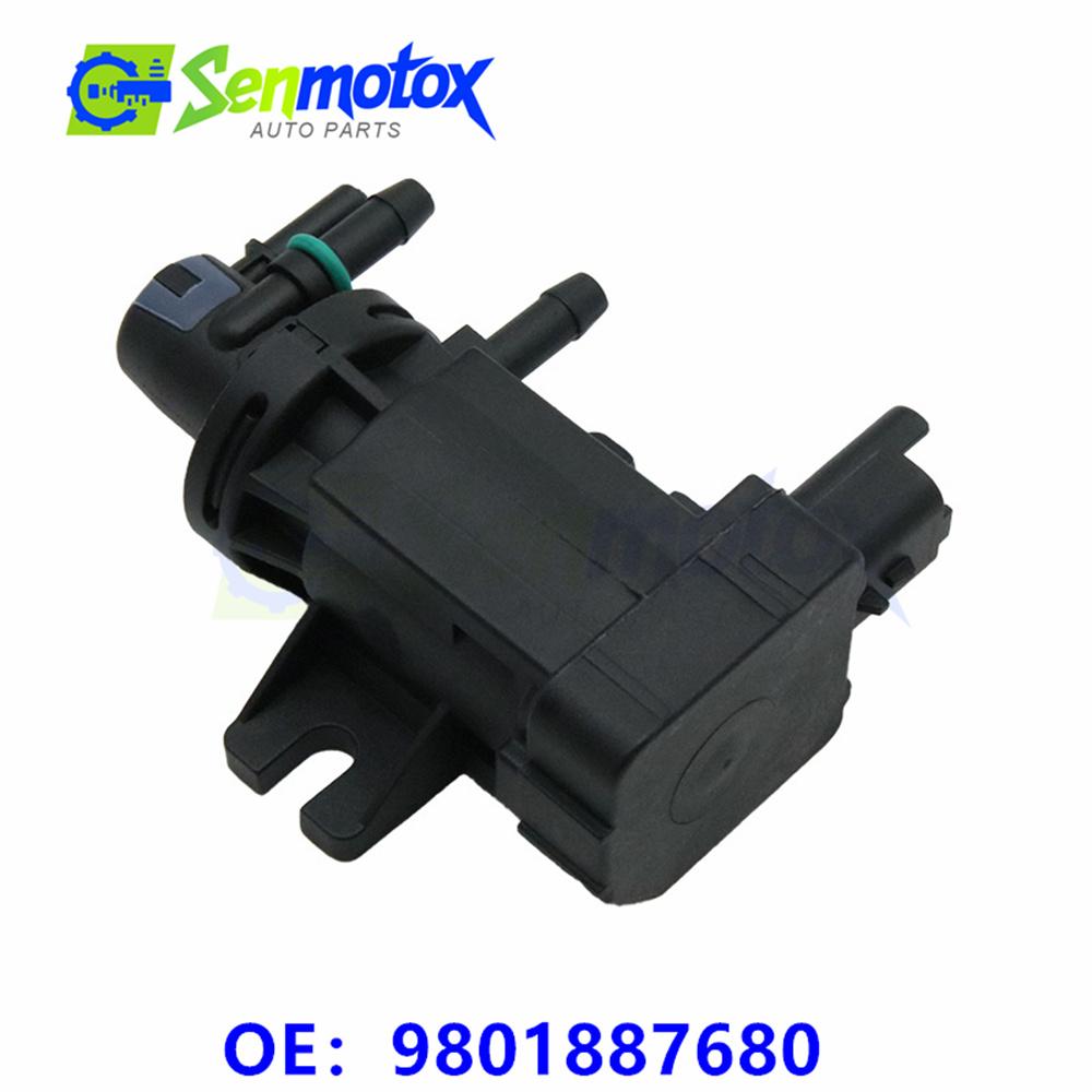 9665886280 9674091680 9674084680 1618QQ Turbo Pressure Solenoid Valve 9801887680 For Citroen C3 C4 C8 Ford Peugeot 2.0L HDi 2008