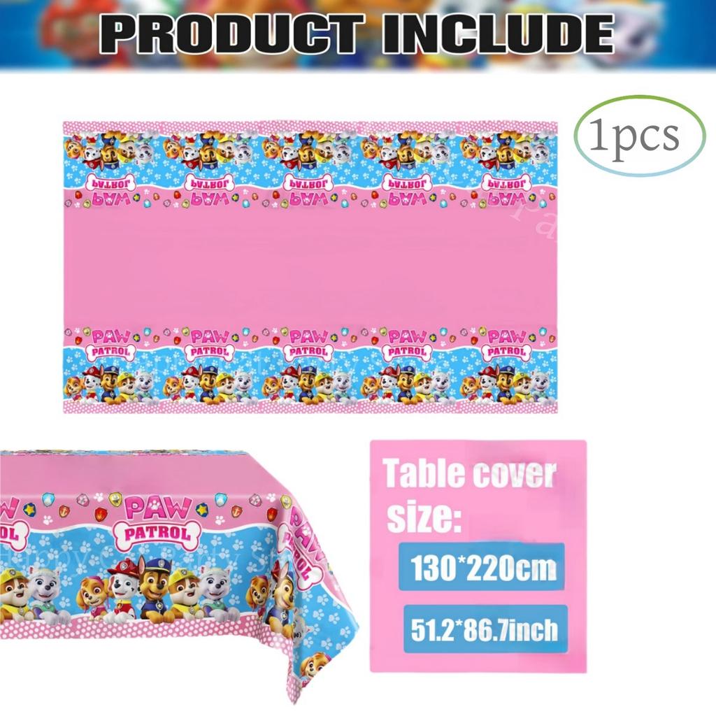 Новые украшения для дня рождения Щенячий патруль Собака Скай Воздушные шары Тарелка Скатерть Подарочный пакет Праздник для малыша Товары для детской вечеринки Игрушки подарки