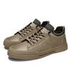 Fashion Men Casual Shoes Outdoor Leather Breathable Comfortable Men's Shoes 2024 Men Sneakers Male Skate Shoes Vulcanized Shoes