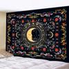 Mandala Sun Moon Butterfly Psychedelic Scene Home Decor Tapestry Hippie Bedroom Wall Decor Bohemian Decor