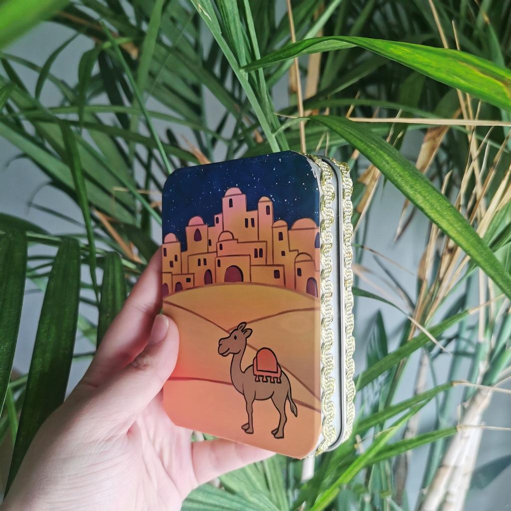 Christmas Birth Box Desktop Decoration