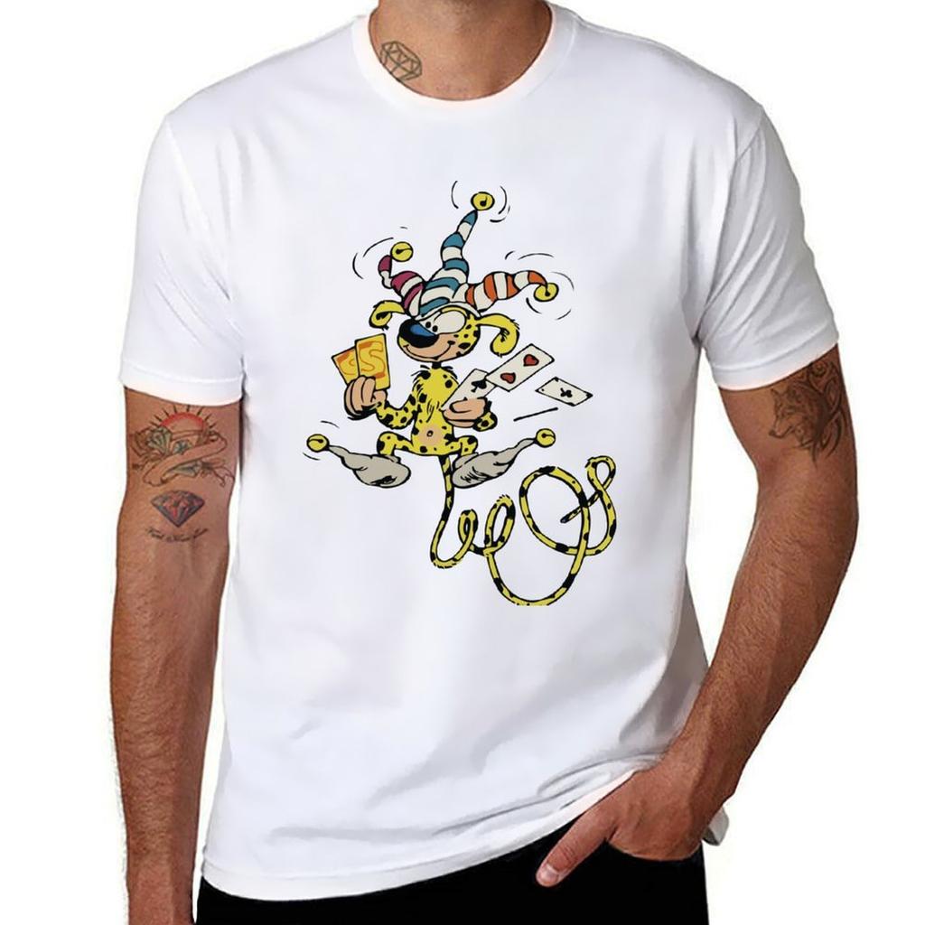 Marsupilami playing cards TShirt Lightweight Print TShirt