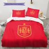 La Roja Pattern Bedding Quilt Set  Home Decoration  Gift (1 * duvet cover + 2 * pillowcase  without core)