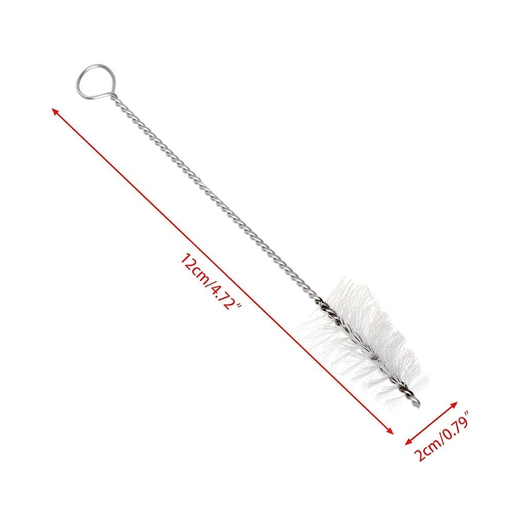 Набор из 3 предметов, 304 нержавеющая сталь и нейлоновое волокно для чистки кисточек для украшения торта, для насадок для кондитерских изделий