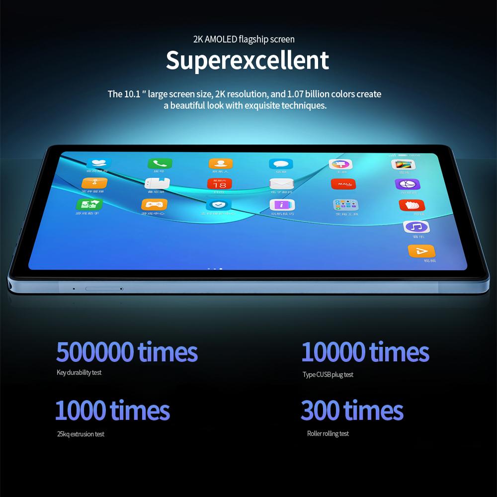 P60 BDF 10.1 дюймовый 8 ГБ ОЗУ 512 ГБ ПЗУ 8000 мАч 4G 5G Android13 Планшетный ПК Компьютер Таб