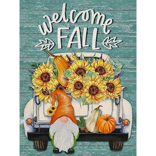 5d Алмазная картина Рождество Санта-Клаус DIY Алмазная вышивка Крестом Подсолнух Рукоделие Настенное искусство