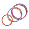 10Pcs Outdoor Funny Physical Training Sport Lattice Jump Rings Portable Football Soccer Speed Agility Training Rings
