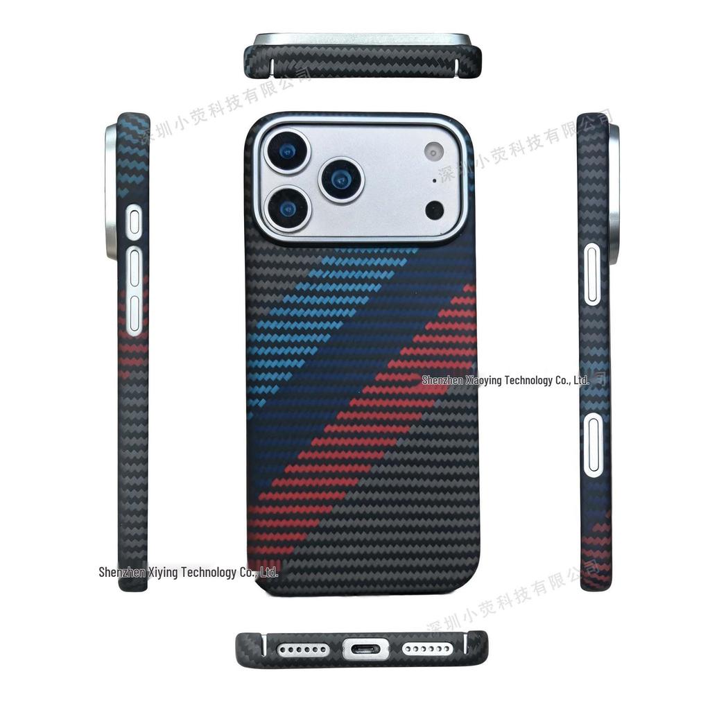 Магнитный защитный чехол из арамидного волокна для iPhone 17 Pro Max