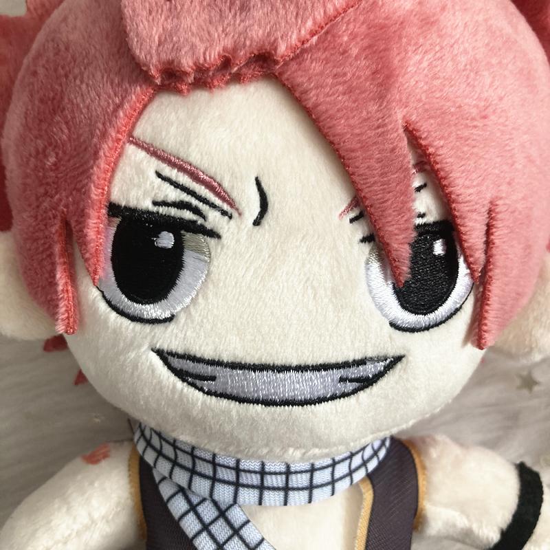 20cm Anime Fairy Tail Etherious Natsu Dragneel Plush Toy Soft Stuffed Cartoon Doll Gifts for Children