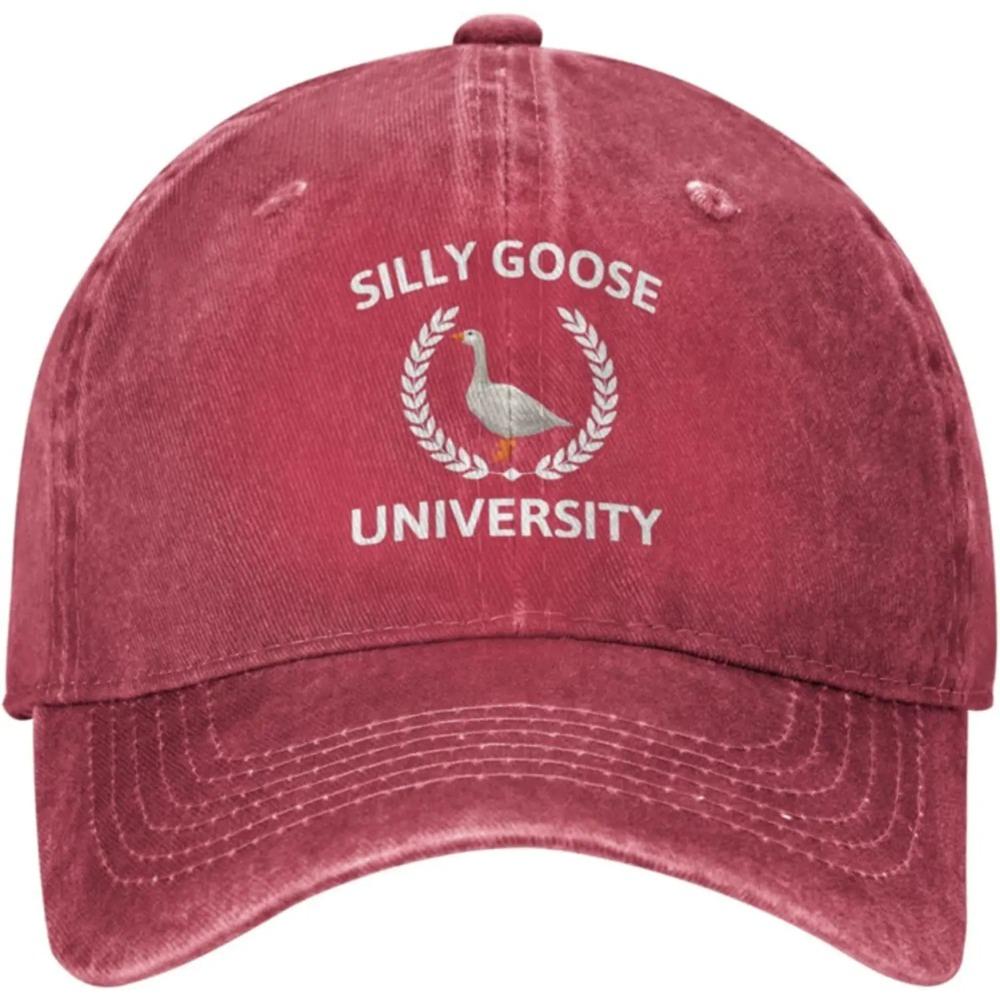 Шляпа Silly Goose Шляпа Silly Goose University Шляпа для женщин и пап, забавная кепка