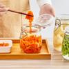 Герметичные стеклянные банки с крышками на защелках, бутылки для меда, банки для закусок, банки для хранения зерна, банки для конфет, банки из нержавеющей стали с защелкивающимися крышками